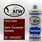 Preview: Chevrolet, Dark Torreador Metallic, 50 / WA203C: 400ml Sprühdose, von ATW Autoteile West.